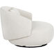Walsh Effie Linen Swivel Lounge Chair, Swivel